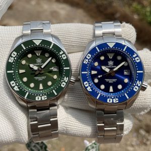 Steeldive 1971 green and blue dials