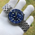Steeldive 1975 blue dial with 5-link bracelet